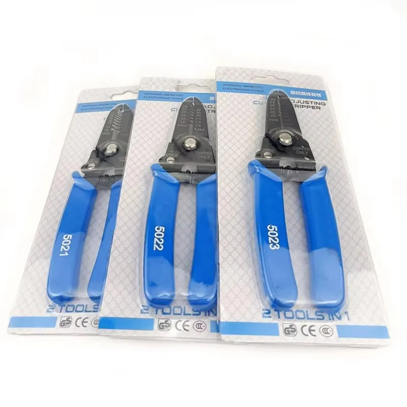 6-in-1 Wire Stripper Tool, Wire Strippers, Wire Cutter Stripping Tool for Electric Cable Stripping Cutting and Crimping