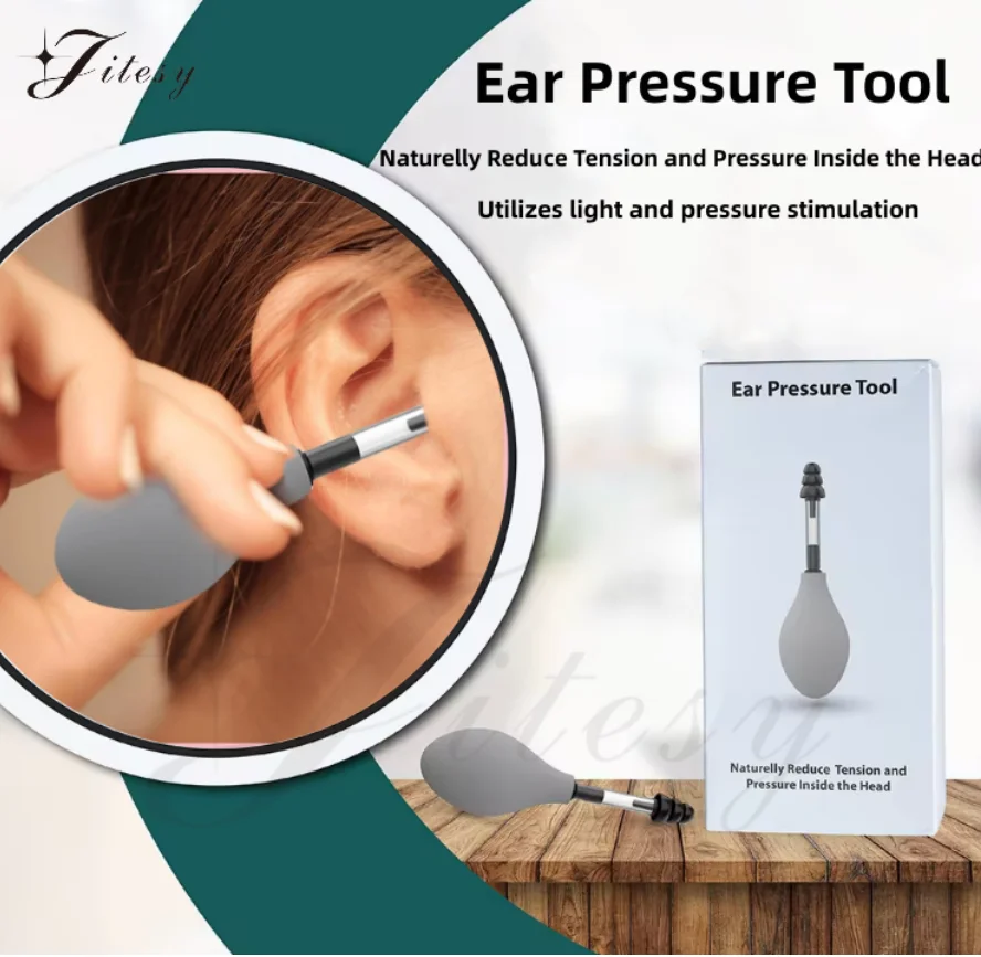 

Ear Pressure Tool Ear Pressure Reduces Tension and Pressure from Headache and Migraine Symptoms Through Inner Ear massage tool