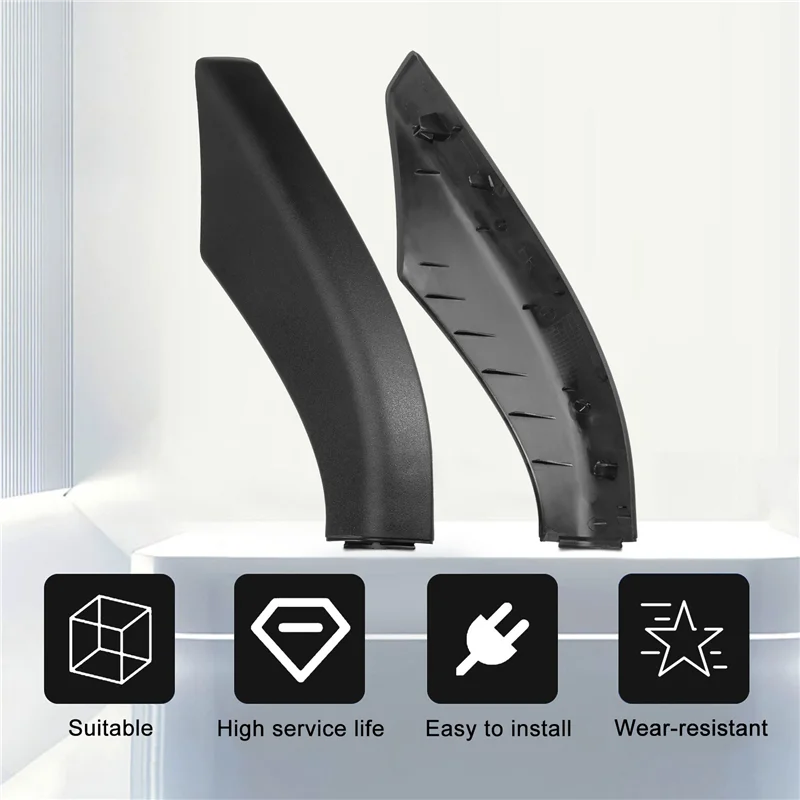 

High Quality 4PCS Black ABS Car Roof Luggage Rack Rail End Cover Shell Protector Fit For Land Rover Freelander 2 2006-2014