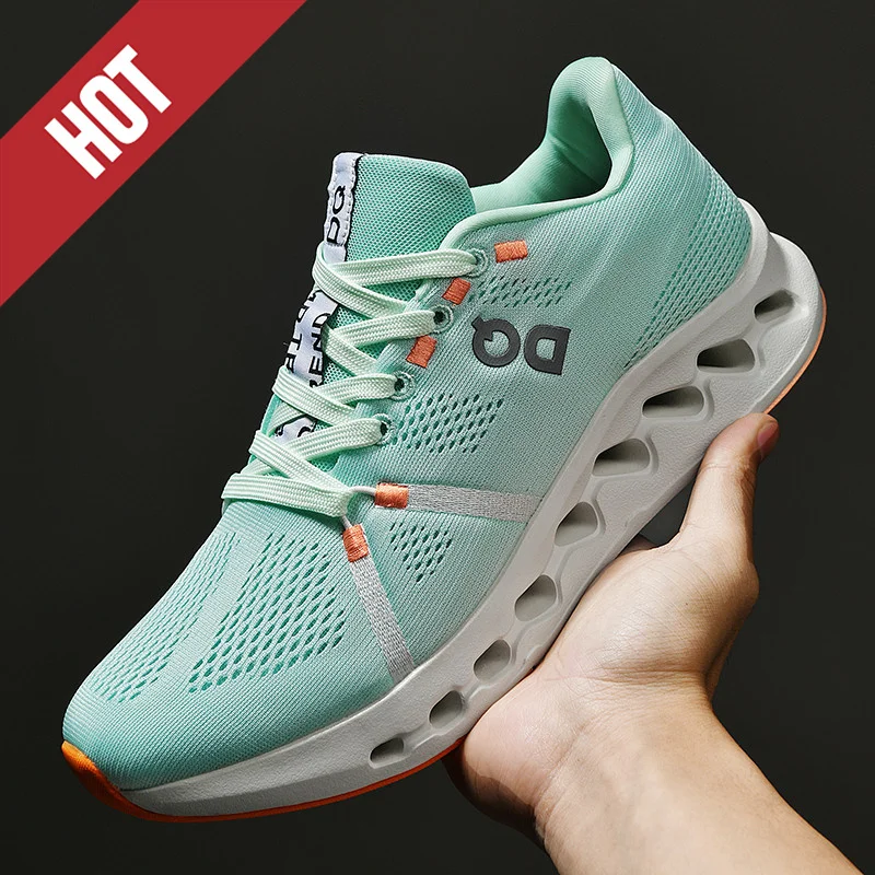 

Кроссовки на воздушной подушке, мужские спортивные марафонские дышащие легкие мужские удобные спортивные тренировочные прогулочные повседневные кроссовки