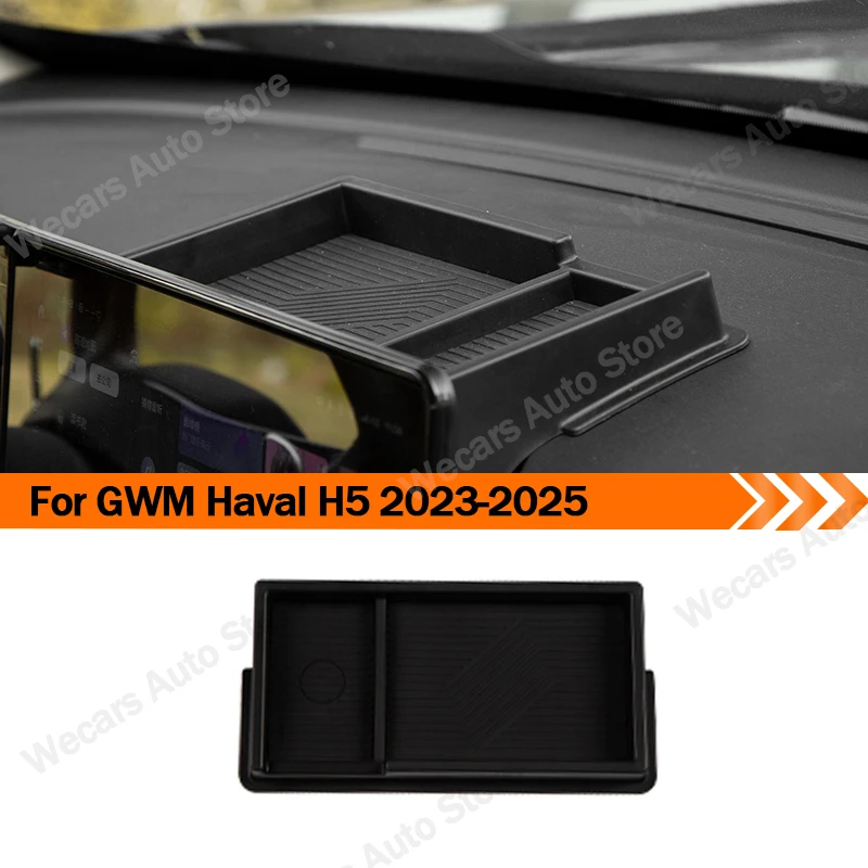 

For GWM Haval H5 2023+ Centre console screen mount Rear storage compartment Centre console organiser Auto Accessories