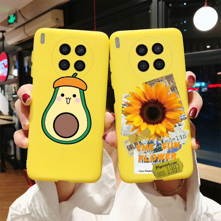 For Huawei nova 8i Case Cute Cartoon Matte Soft Cover For Huawei Nova 8i 2021 Coque nova8i 8 i Honor 50 Lite Phone Cases Housing