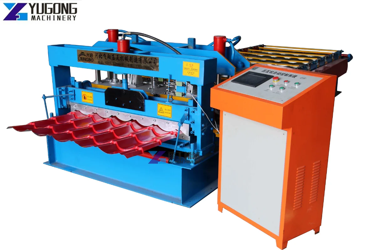 2023 Colorful Zinc Sheet Glazed Tile Roofing Panel Roll Forming Machine Metal Roof Roll Forming Machine Profile Making Machine