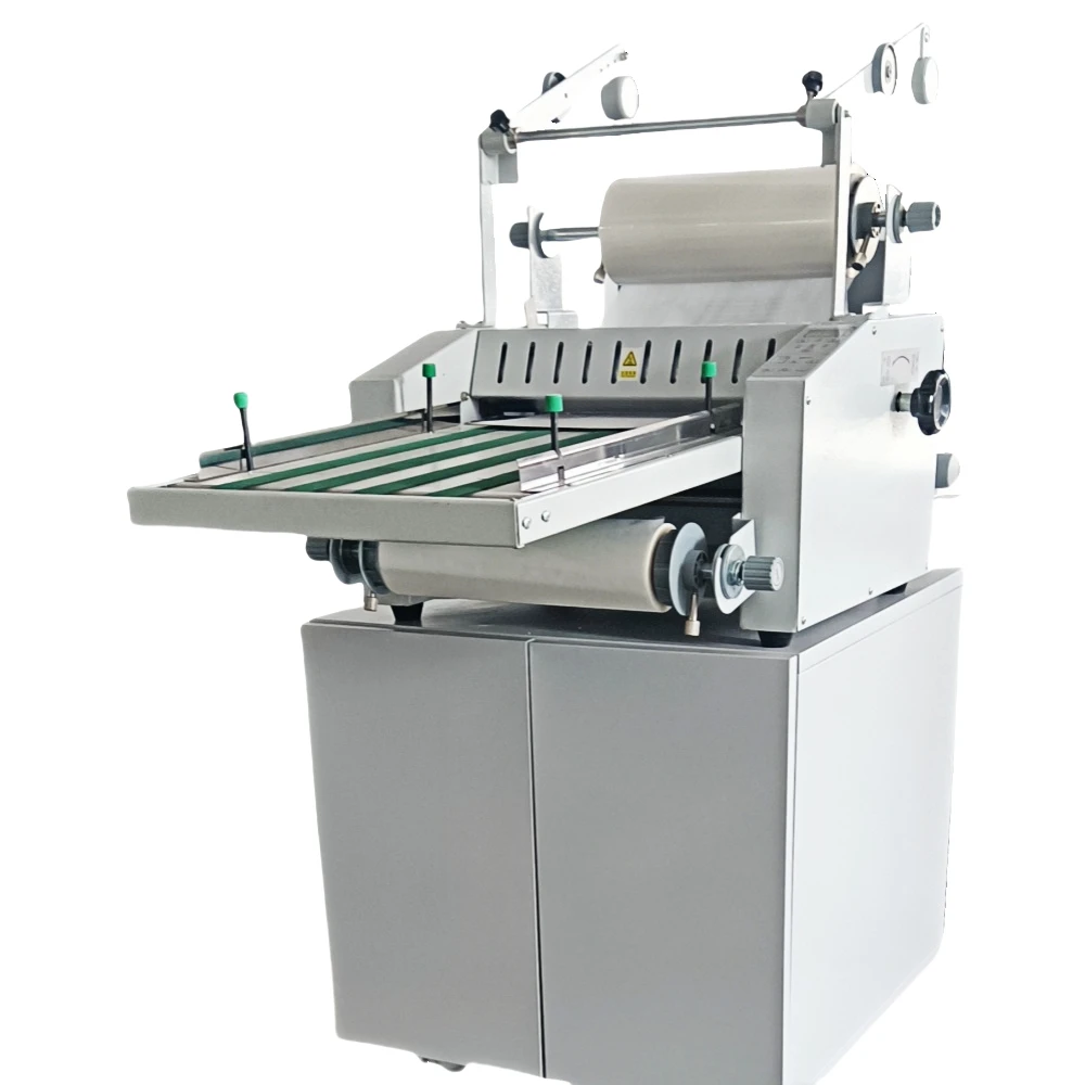 

Automatic Winding Lamination Single and Double Sides Cold A3 A4 Laminator With Belt Feed Paper