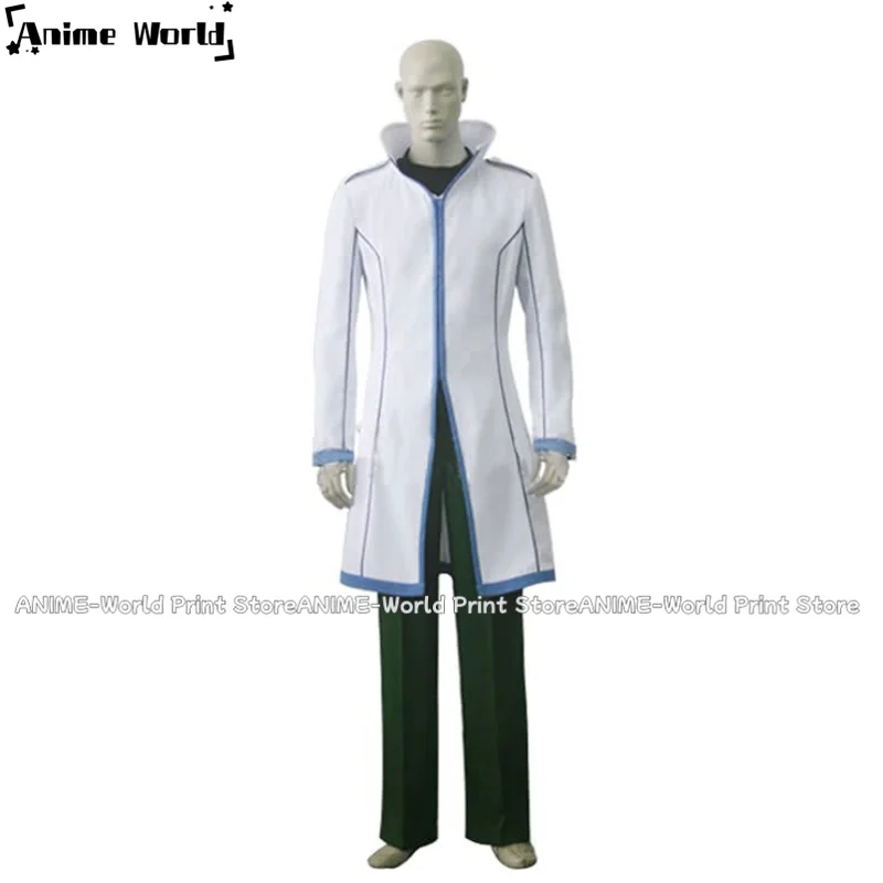 《Custom Size》Anime Gray Fullbuster White Cosplay Costume Cos Costumes