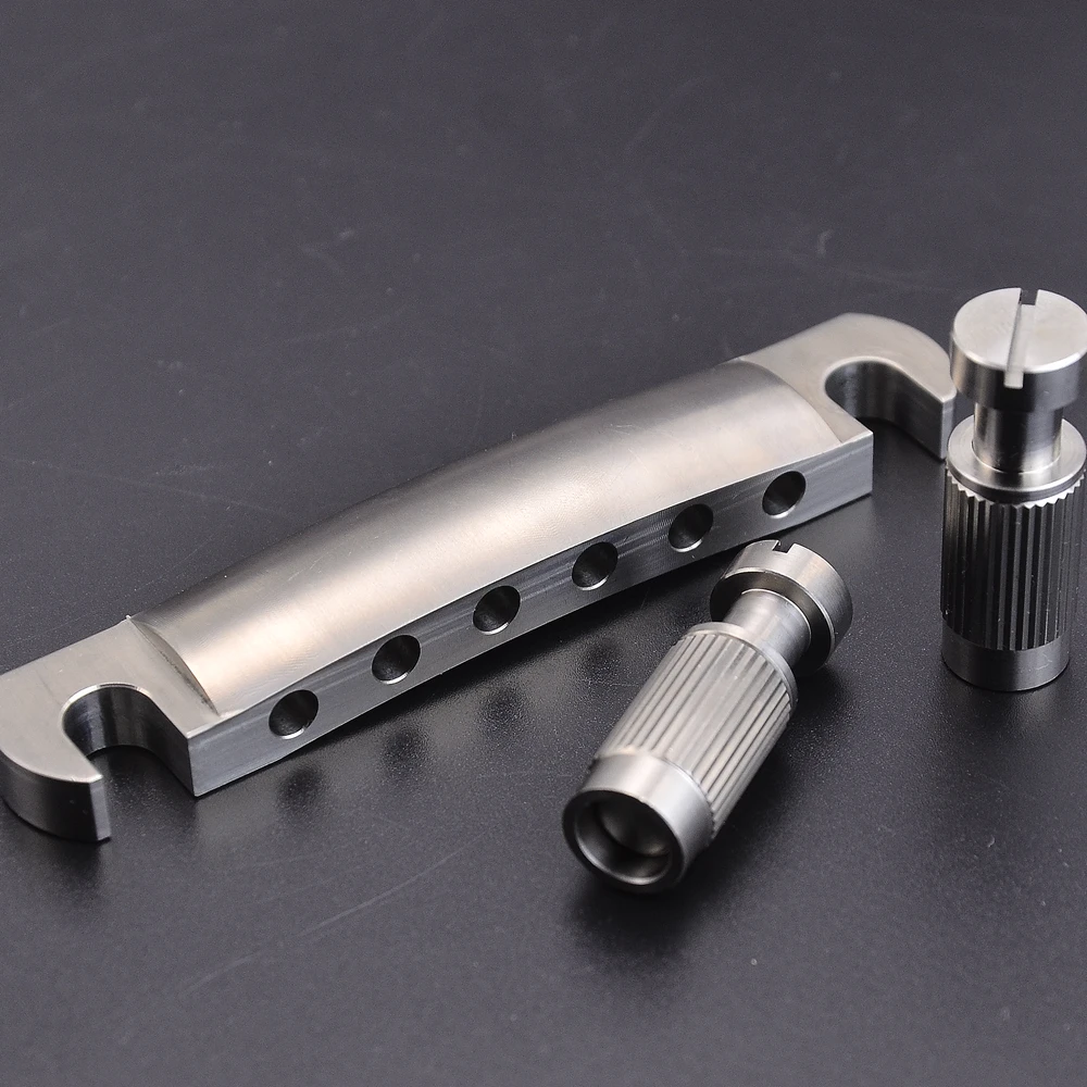 Titanium Alloy Tune-O-Matic Roller Saddle Bridge For LP SG