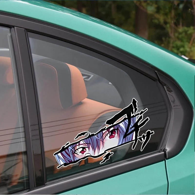 

car stickers, anime EVA, gospel warrior Ayanami, personalized body glass decoration stickers, Laptop sticker Motorcycle sticker