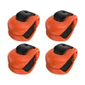 Orange black -4pcs