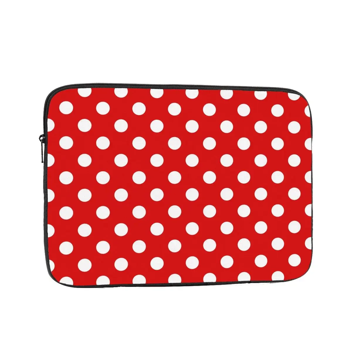 Shockproof Case 10 12 13 15 17 Inch Red Polka Dot Laptop Sleeve Case for Macbook Air Pro Cute Notebook Sleeve Cover Bag