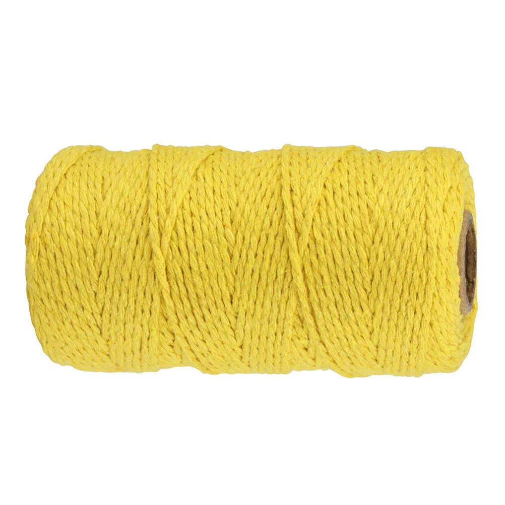 

2mm Woven Cotton Rope Handmade Tapestry DIY Hanging Wall Decor Sofa Table Bed Bohemian Style Soft Texture Decorative