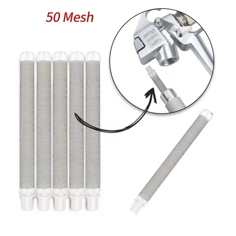 ABKJ-14 Pieces Airless Paint Sprayer Tips Set,Reversible Nozzle Tips ,Filter, Inlet Strainer And Nozzle Tip Guards