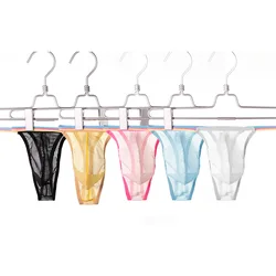 Sous-vêtement élastique Transparent pour Homme, Sexy, string Invisible sans couture, Lingerie pour Gay