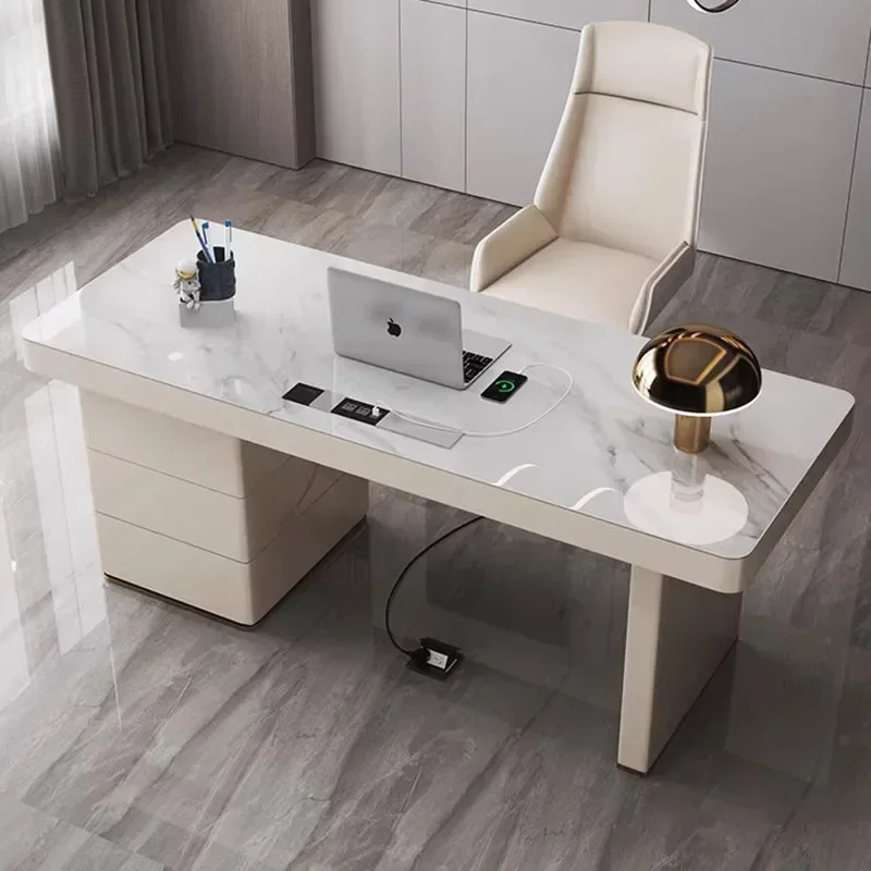 Computer Desk Shaped Gaming Office Table Multifunctional Writing Room Study Bedroom Escritorios De Ordenador Organizer Executive