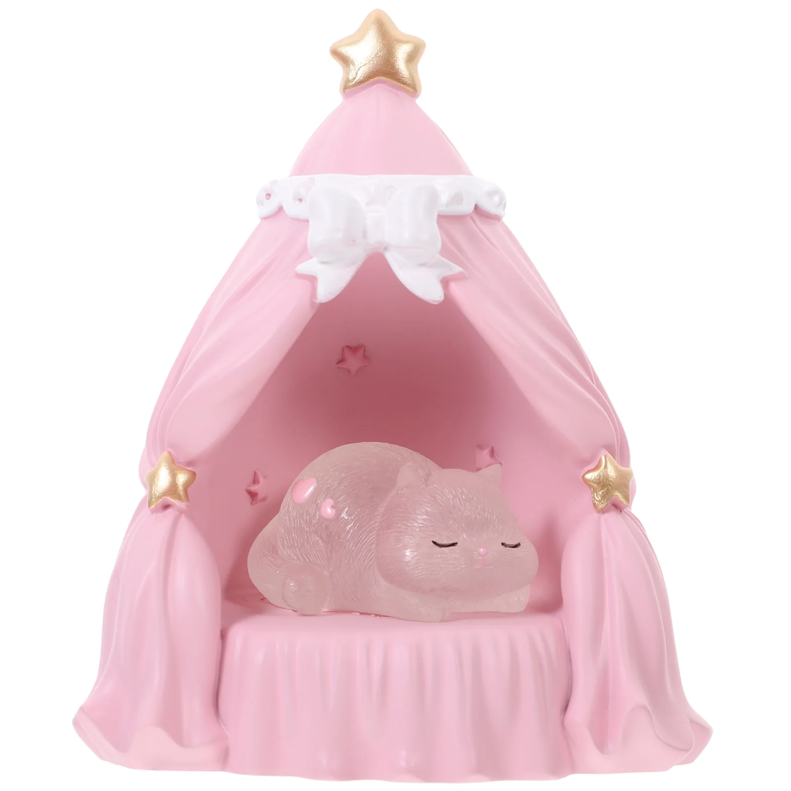 

1pcs Cat Night Light Lamps Resin Kids Bedroom Bedside Child Cartoon Crystal Random Color Animal Lamp Birthday Gifts Girls Teen