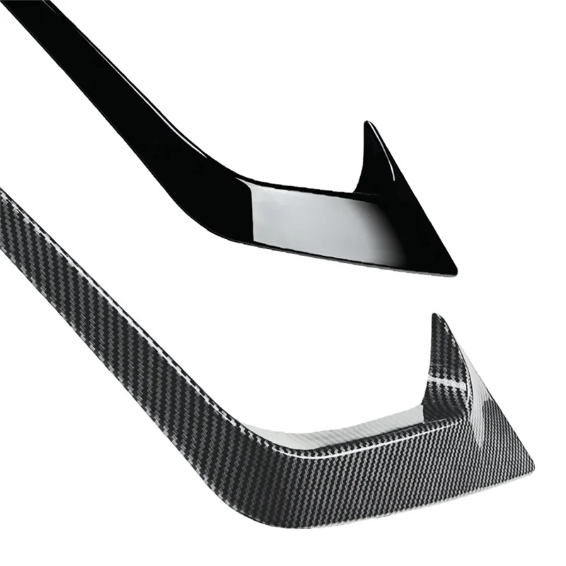 

ABNF!Car Front Bumper Splitter Spoiler Decorative Trims Fog Light Canard For Ford Fiesta ST MK6 2012-2017 Gloss Black Parts