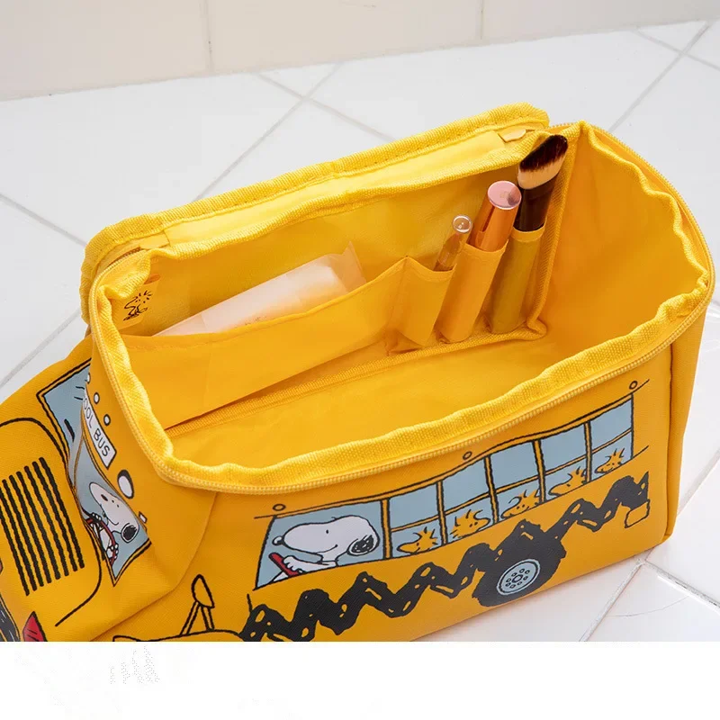 Cartoon Animation Snoopy Creative New Car Style Cosmetic Bag Handbag Toiletry Bag Storage Bag