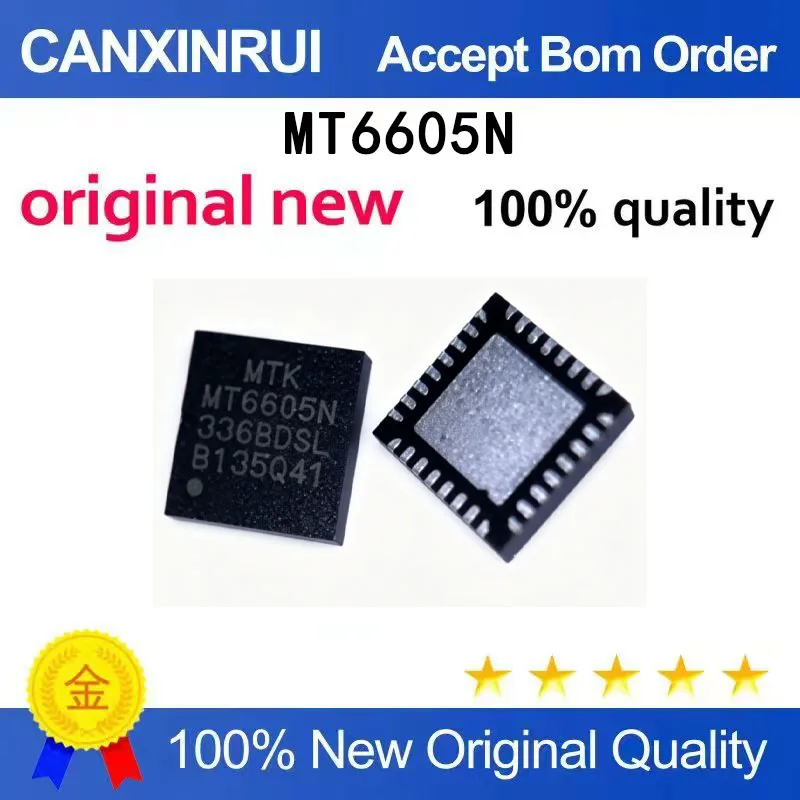 

（5-100 pieces）New stock MT6605N MT6605N QFN mid-range IC for mobile phones