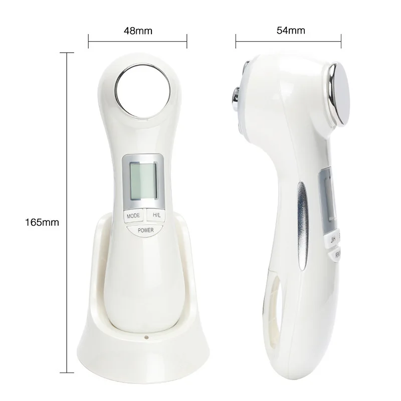 EMS مكركرنت العلاج بالضوء على الوجهين جهاز التجميل بالموجات فوق الصوتية ميزوثيرابي خالي من الإبرة الإنجليزية #2