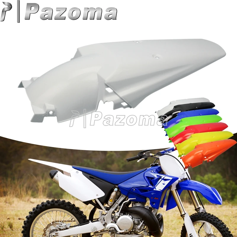 Motocross MX Enduro Plastic Rear Fender For Suzuki Kawasaki Yamaha Honda CRF TTR DRZ KX KLX XT WR YZ YZF TW Dirt Bike Mudguard