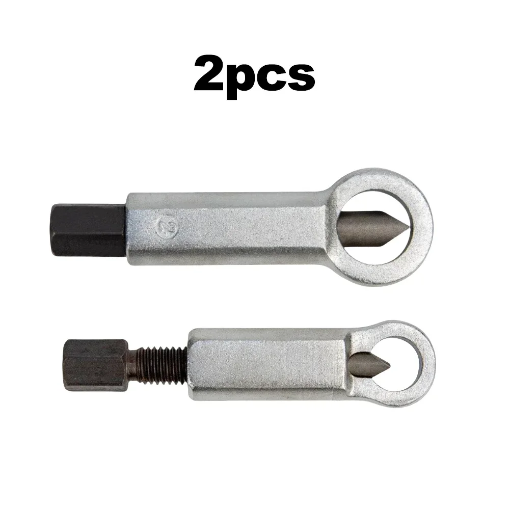 2-個の壊れた破損した腐食したナットリムーバーツール錆びた腐食したナットスプリッター分割ツール-9-22-ミリメートルネジナット除去用