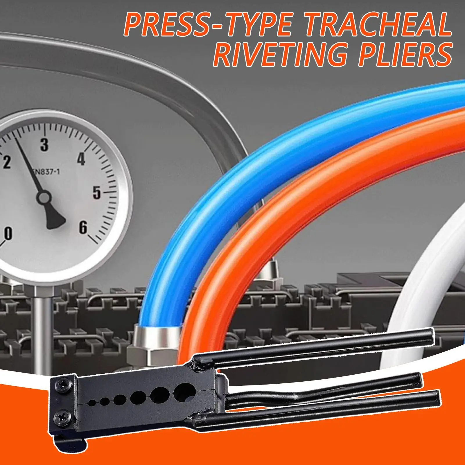 

Manual Copper Tube Rounder Ergonomic High-Strength Repair Pliers Copper Tube Rounding Pliers For Refrigeration Home Renovation