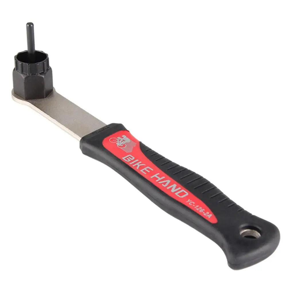 Bicycle Cassette Wrench Steel Lockring Removal Tool Bike Maintenance Multitool for Road Mountain Cycling Repair
