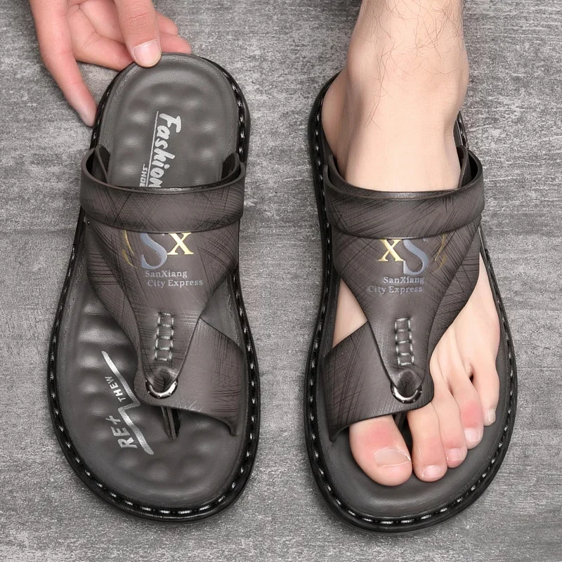 New Men's Sandals Summer Soft Soled Non Slip Beach Shoes Men's Outdoor Comfortable Men's Slippers Luxury High Quality Sandals - view 5