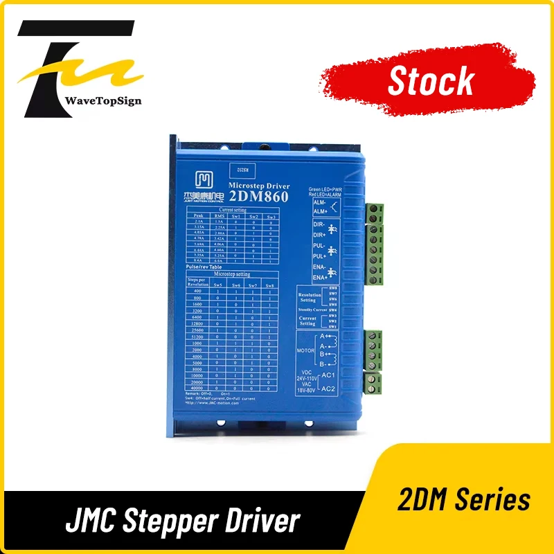 

JMC 2Phase Stepper Motor Driver 2DM860 2DM860H 2DM415 2DM556 2DM542-06 2DM542 2DM420 2DM2260 2M2260-NW-101 2DM2280