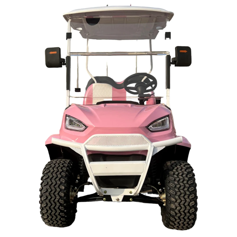 Brand New 4 Wheel Electric Club Car Golf Cart Honoured Guest New Style D 4+2 Seats Off Road Electric Hunting Buggy Golf Cart