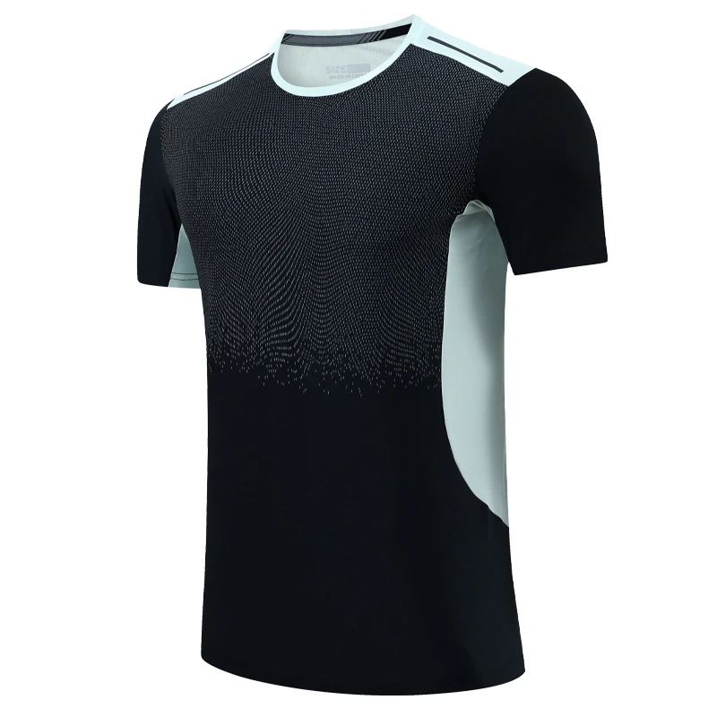 

New Summer Comfortable Men's T-shirt Leisure Fashion Crew Neck Pullover Tops Outdoor Sports Quick Dry Short Sleeve Men Clothing