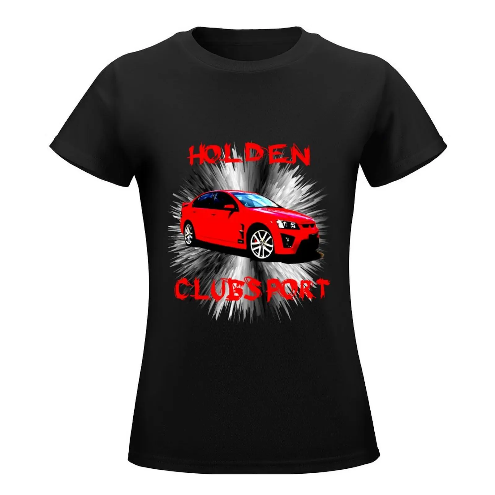 clubsport r8 holden v8 T-Shirt tees korean fashion black t-shirts for Women