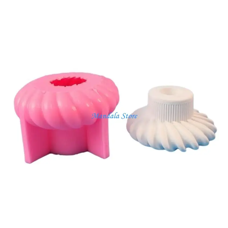 

U2JC Spiraled Shaped Holder Molds for Making Holder Tealight Holder