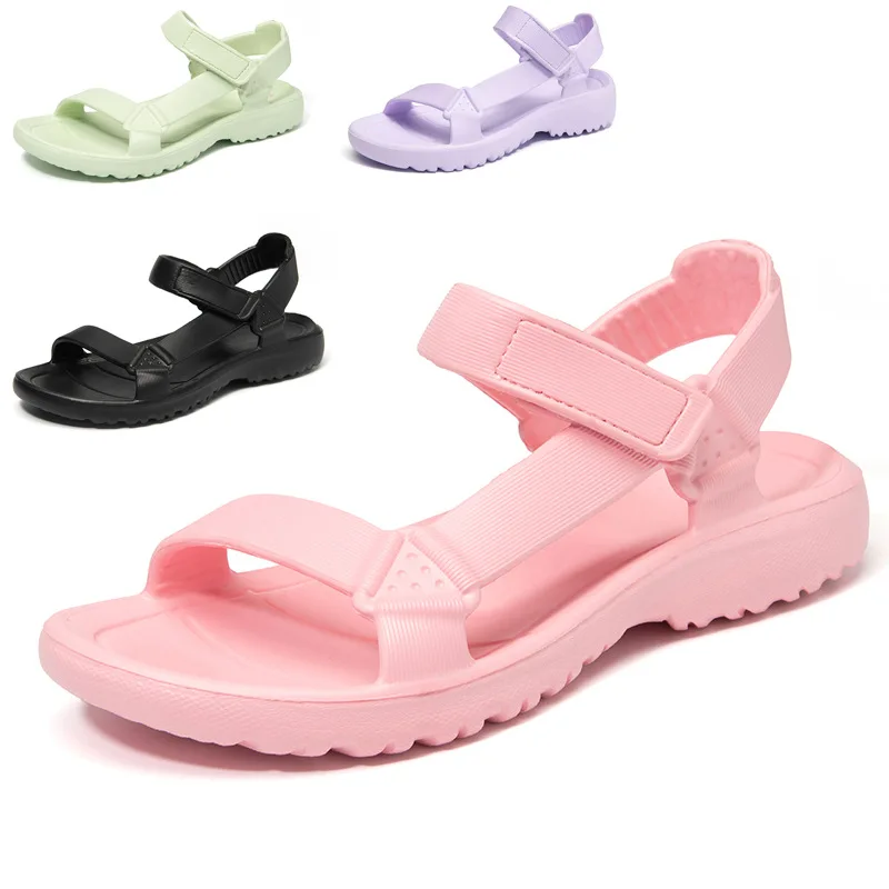 

Summer Women's sandals EVA fashion velcro soft sole lightweight eva material sandals slippers beach shoes