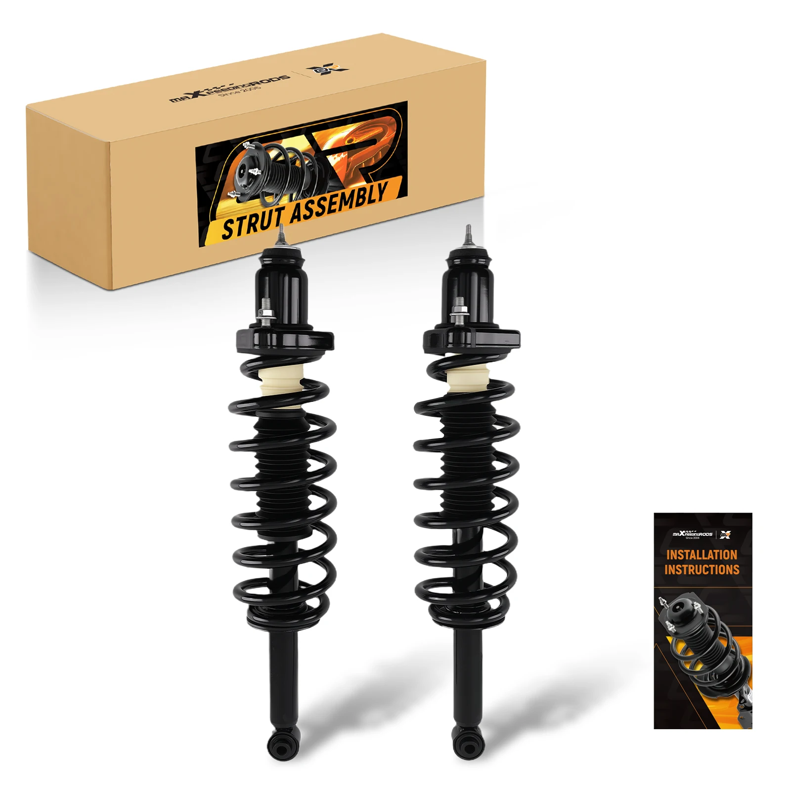 MaXpeedingrods OE Strut Assembly Pair 2PCS Suspension Kit Rear Strut Spring Assembly for Dodge Journey 2009-2010 2.4L 3.5L