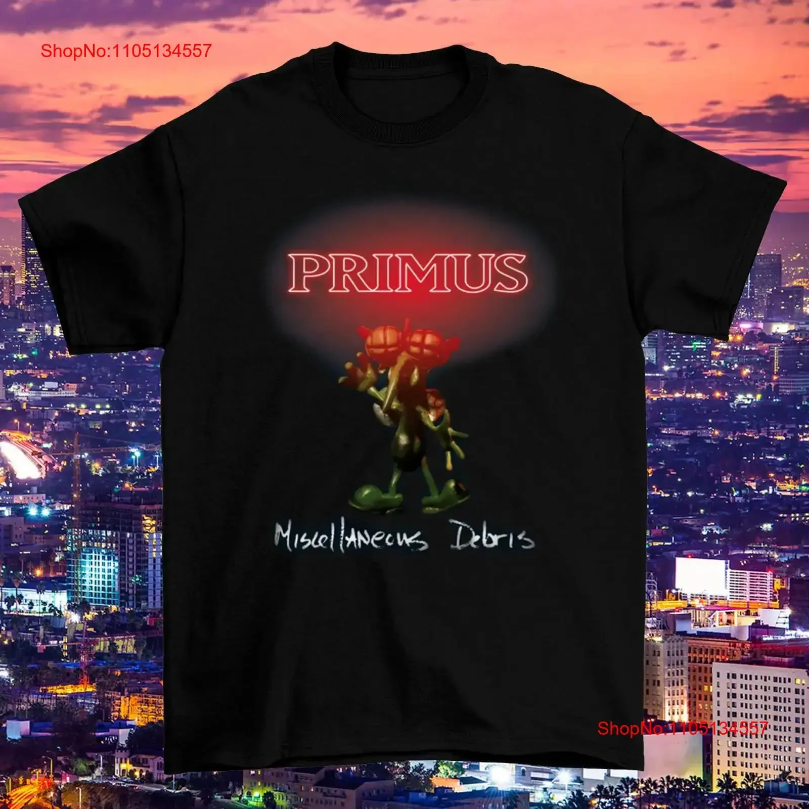 

Primus Miscellaneous Debris Tour Cotton Black S 5XL T Shirt 1T153 vintage Washed Soft Comfortable streetwear Unisex Casual