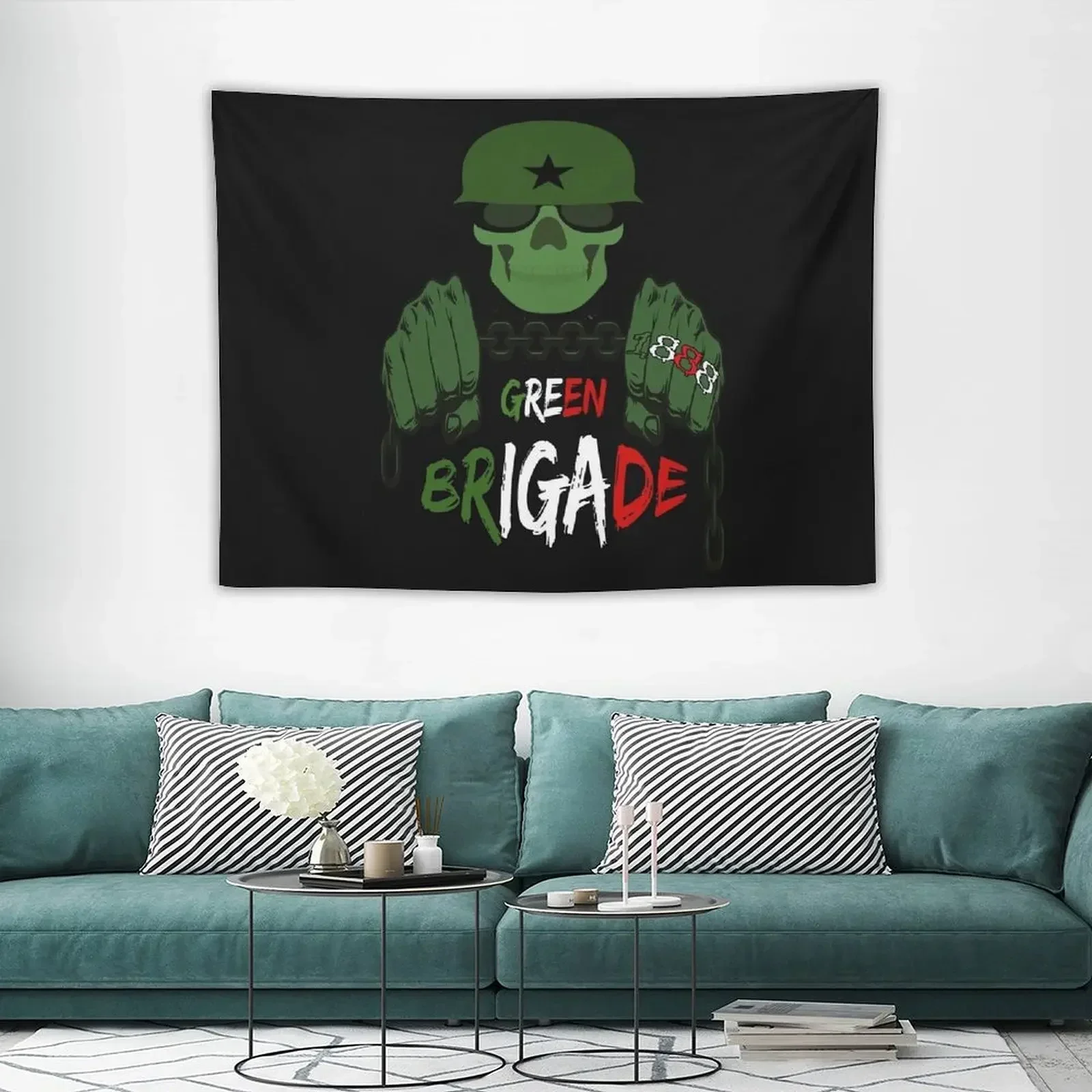 

Green Brigade Tapestry Decorations For Room Room Decoration Korean Style Living Room Decoration Tapestry