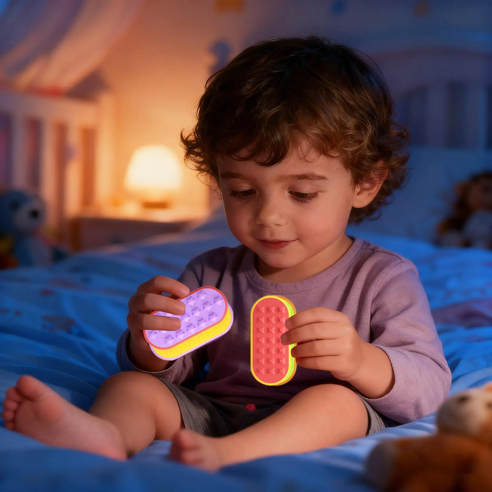 Vinger Fidget Speelgoed Zintuiglijk Plezier Magnetisch 6-delig Volwassenen Vinger Zintuiglijk Glijdend Speelgoed Voor Vrouwen Mannen Familie Kinderen Jongens Meisjes Thuis