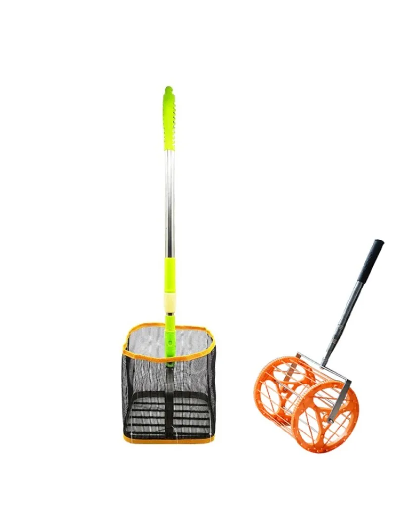 

Telescopic Multi Ball Training Picker Table Tennis Spring Picker Multi Angle Ball Net Basket For Pickleball Practice