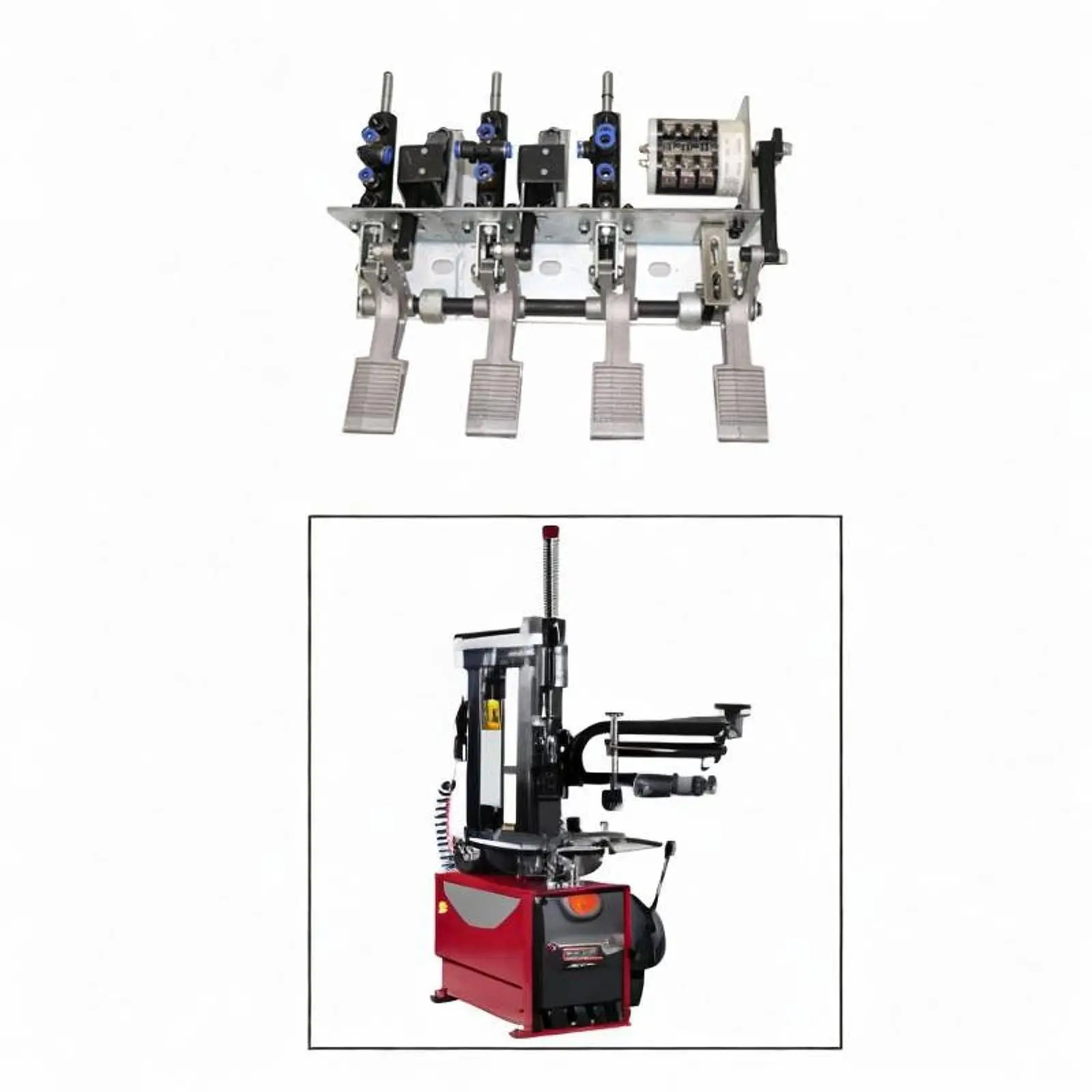 

Tire Changer Foot Pedal Assembly Four Pedal Efficient Foot Control Air Valve