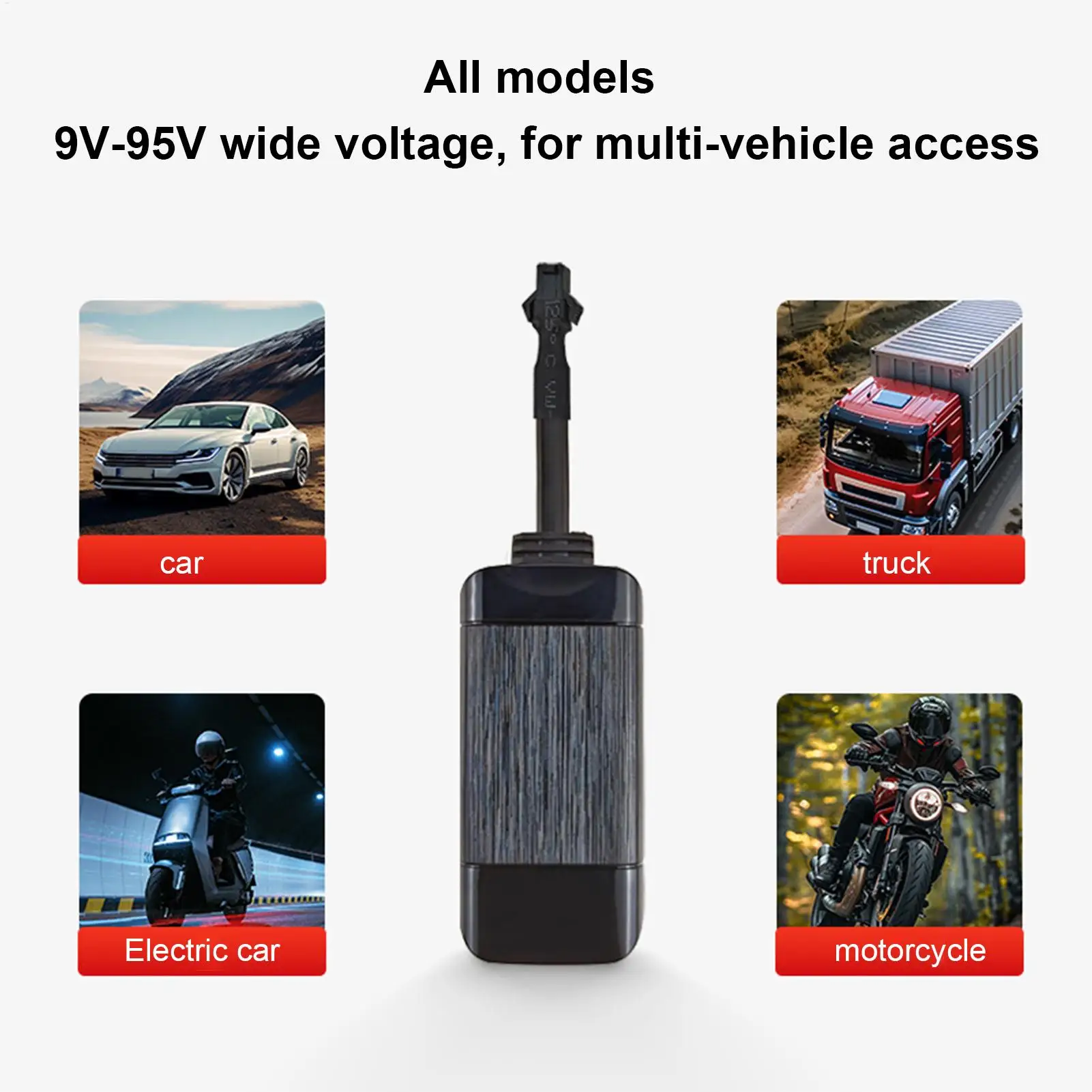 

Vehicle Tracker 4G GPS Satellite Real-Time Tracker For Car Shock Sensor Locator For Delivery Service School Zones Taxi