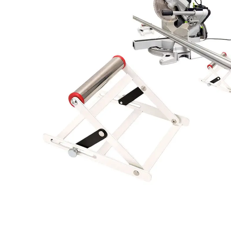 1PCS Cutting Machine Roller Bracket Adjustable Stainless Steel Foldable Cutting Machine Support Frame