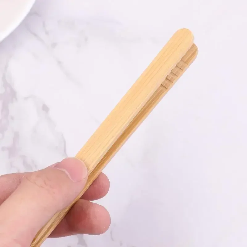 

2Pcs Magnetic Bamboo Toast Tongs Wooden Tongs Durable And Stylish Kitchen Tool For Hot Bread, Fruits, Cheese