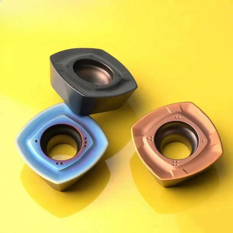 10pcs SDMT09T307 SDMT120512 SDMT150512 High Feed Square Roughing CNC Milling Insert Customizable Profiling Cavity Milling Insert