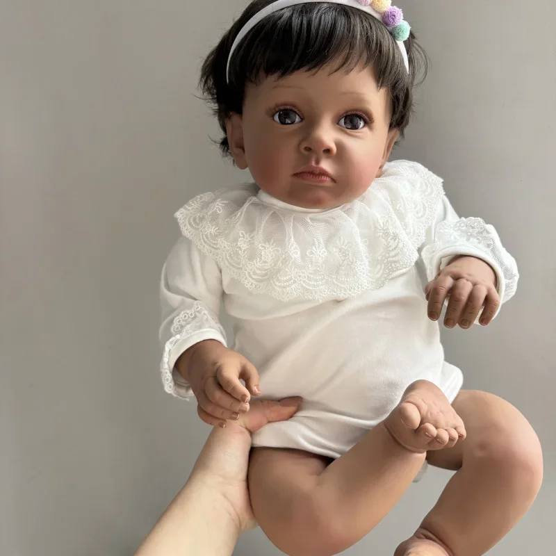 

Куклы Bebe Tutti in Picture Reborn для маленьких девочек, кукла с ручной росписью и краской Genesis, высококачественная 3D-кукла из кожи