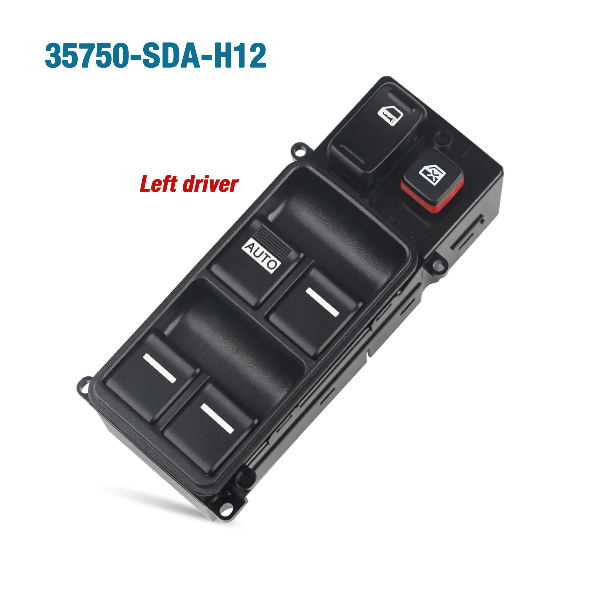 

35750-SDA-H12 35750SDAH12 для Honda Accord 2003 2004 2005 2006 2007, левая сторона, электрическая кнопка управления стеклоподъемником