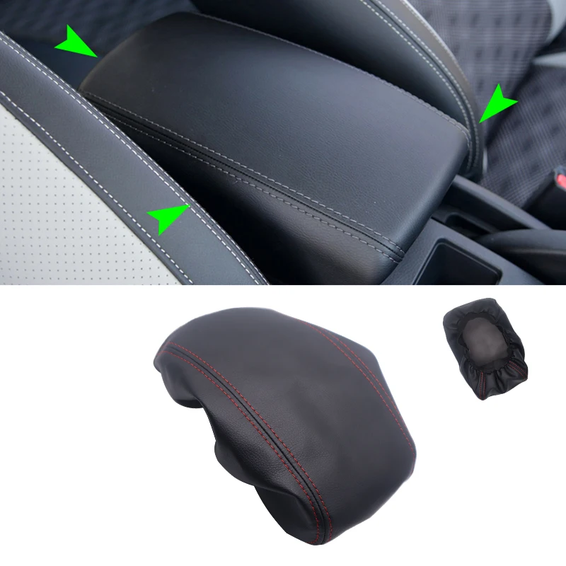 

For Nissan Qashqai 2008 2009 2010 2011 2012 2013 2014 2015 2016 2017 Microfiber Leather Center Control Armrest Box Cover Trim