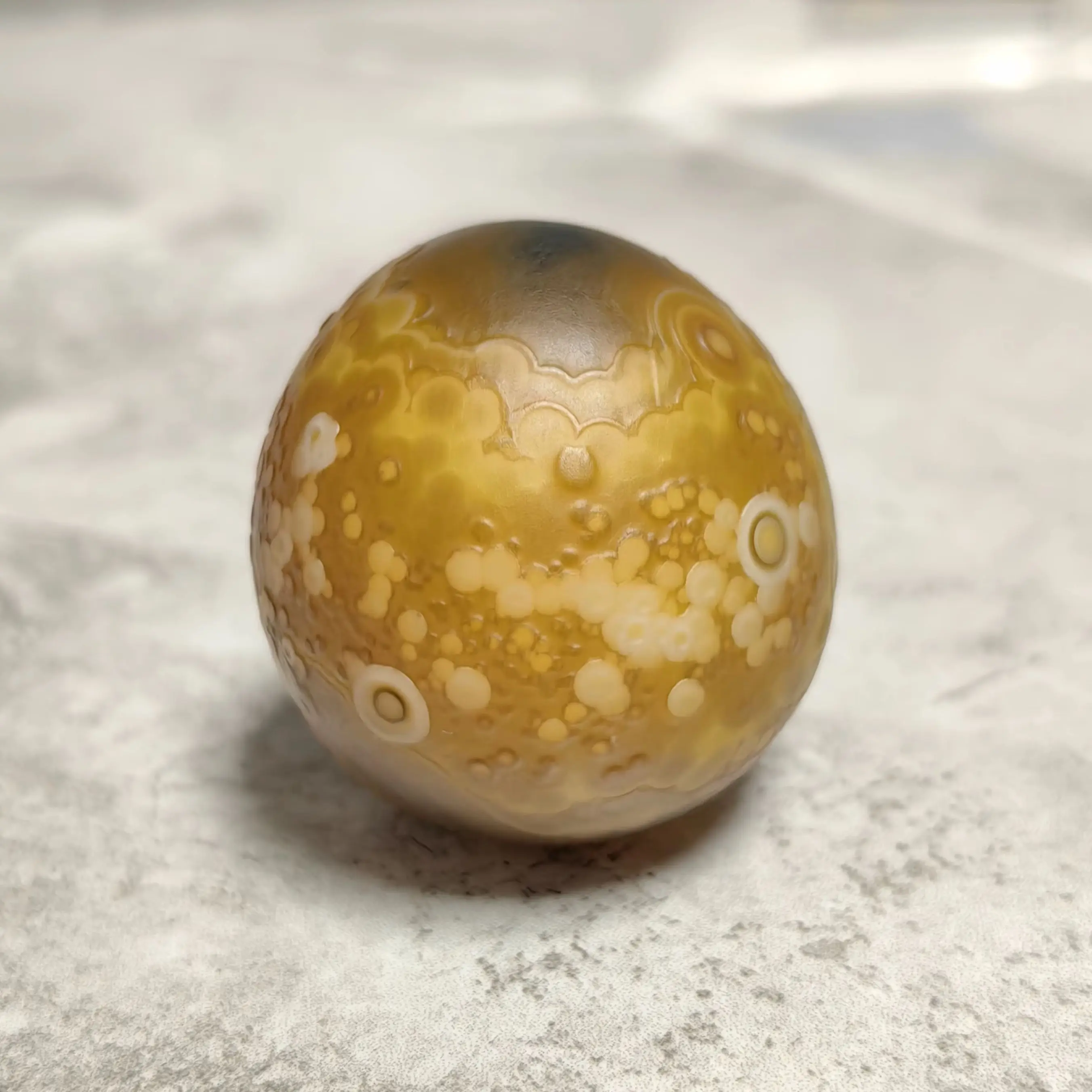 Pure Natural Gobi Eye Agate Sardonyx Rough Stone for DIY Jewelry Making, Reiki Meditation & Warding Off Negative Energies - view 4