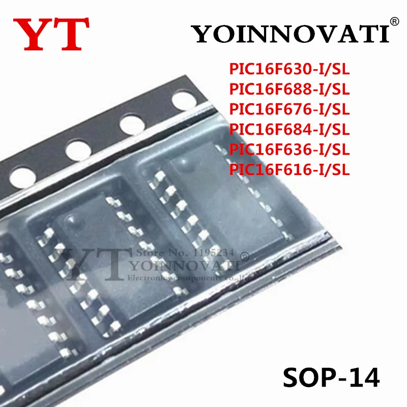 5PCS PIC16F630-I/SL PIC16F688-I/SL PIC16F676-I/SL PIC16F684-I/SL PIC16F636-I/SL PIC16F616-I/SL SOP-14Amplifier module