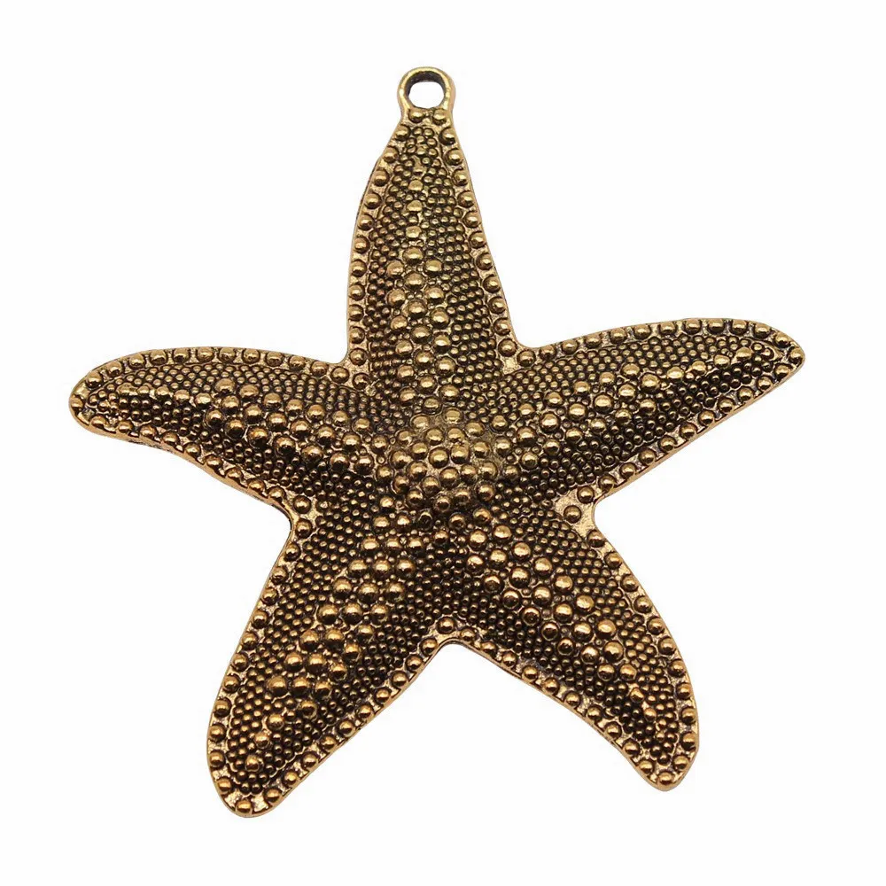 Accessories For Jewelry Big Starfish Charms Crafts Women Accessories 1pcs