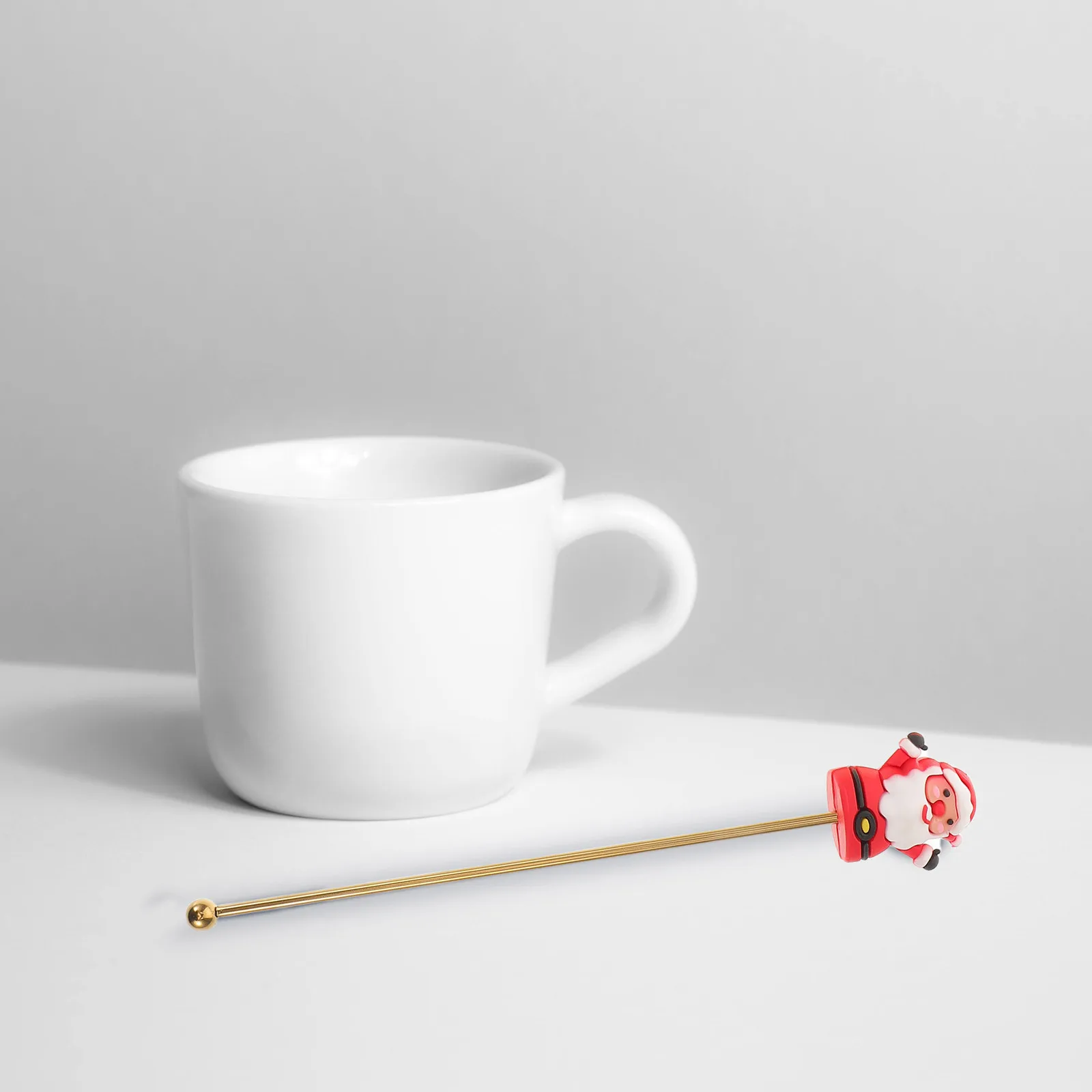 

4Pcs Christmas Stir Sticks Stainless Steel Reusable Holiday Coffee Beverage Cocktail Tea Hot Chocolate Stirrers